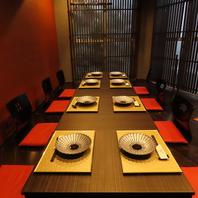 落ち着いた大人の雰囲気で和モダンの上質さを感じる空間