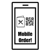 【モバイルオーダー対応】ご自身のスマートフォンから非接触でスムーズにご注文が可能です。ストレスフリーなお食事を。