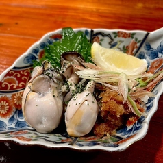 蒸し牡蠣おろしポン酢