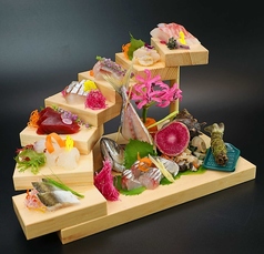 豪華お造り階段盛り 2貫