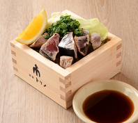 炭火かご焼き　かつおの煙焼き