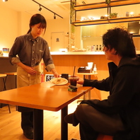 休憩スペースにも、ワークスペースにも