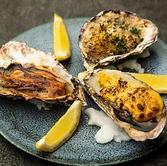 グリルオイスタープラッター3種盛り合わせ