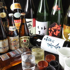 料理と相性◎な日本酒や焼酎も多数ご用意！