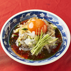 天使の海老ユッケ