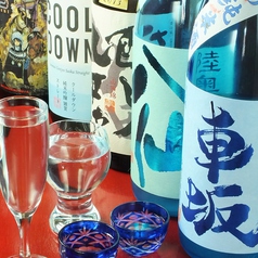 日本酒の品ぞろえは抜群！