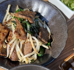 国産レバニラ炒め定食