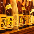魔王もあります。日本酒なら田酒、十四代などメジャーな銘柄からマニアックな銘柄まで。