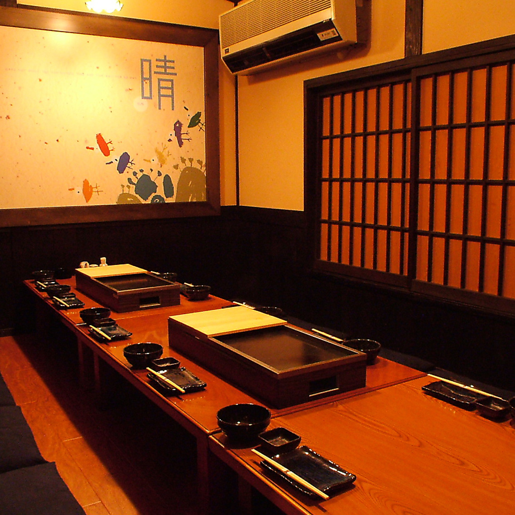 ほっこり個室座敷席をご用意★鉄板焼きをゆったりお愉しみください