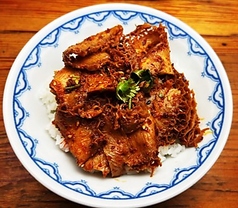 ミニ麻辣牛ハチノス丼