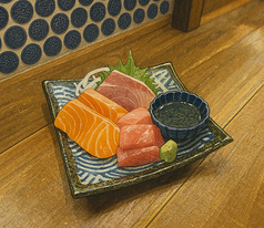 鮮魚のお刺身3点盛り 1人前