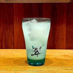 秋田 塩麹レモン翠ジンソーダ