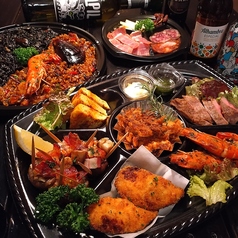 ＜選べるパエリア＞　スペインオードブルセット　Lサイズ（3～4人前／パエリア2種付き）　※前日迄要予約