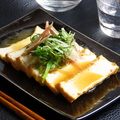 料理メニュー写真&nbsp;厚揚げ豆腐のお刺身 白だしと山葵