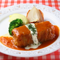 創業から続くじっくり煮込んだロールキャベツ