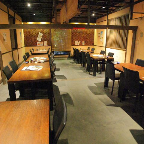 最大80名宴会できます！ワンフロアなら45名まで入れるテーブル有