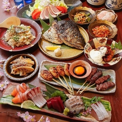 炭と海鮮と串焼きと肴 とっとっと 四条河原町店のコース写真