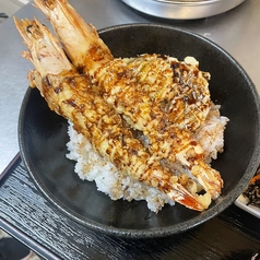 有頭大海老天丼