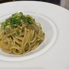 カニ味噌のペペロンチーノ