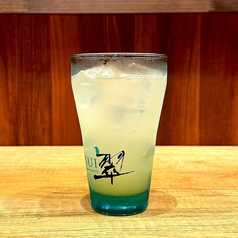 福島 もも翠ジンソーダ