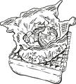 料理メニュー写真 肉厚椎茸の出汁ホイル焼き