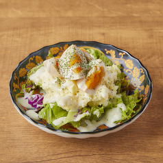 半熟煮卵ポテサラ