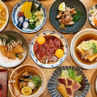 自慢の創作料理はお酒との相性抜群