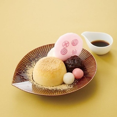 くず餅プリン~きな粉と黒蜜添え~