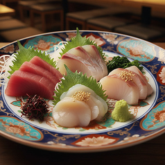 刺身3点盛り合わせ