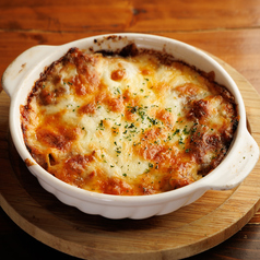 かぼちゃとおもちのグラタン