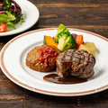 料理メニュー写真&nbsp;フィレ＆ハンバーグ