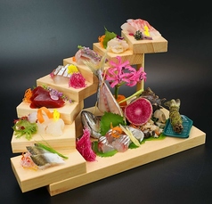 豪華お造り階段盛り 3貫