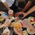 大人数でもOK！団体向け特別バーベキューセットや飲み放題プランもございます！貸利用もOK！