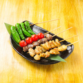 料理メニュー写真 串焼き 5本盛り