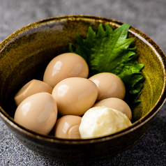 うずらの燻製味玉子