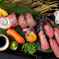 料理メニュー写真 A-4認定近江牛とろの握り肉寿司