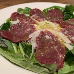 特上馬肉のカルパッチョ