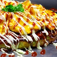 香ばしさとふんわり感を大切にしたお好み焼き