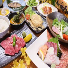 季節の食材を使った料理。2時間飲み放題コース3700円～