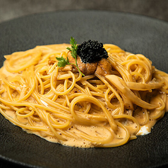 雲丹のカルボナーラ