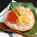 料理メニュー写真&nbsp;蟹甲羅三色盛り