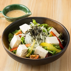 胡麻ドレ豆富サラダ