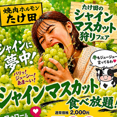焼肉ホルモンたけ田 新宿店のコース写真