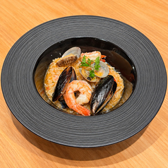 海老とムール貝のリゾット