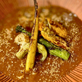 料理メニュー写真&nbsp;温季節野菜のカレー蕎麦