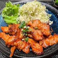 沖縄の油みそで店内仕込み あぐー豚の味噌漬け定食