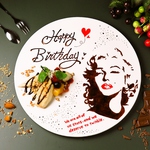 誕生日や記念日・歓送迎会はメッセージ付きプレートでサプライズ♪(メッセージは事前にお伝え下さい)