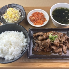 牛カルビ焼肉定食【並】