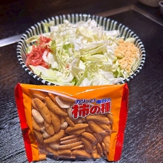 柿ピーもんでぃもんじゃ