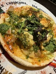 春野菜のピッツァ